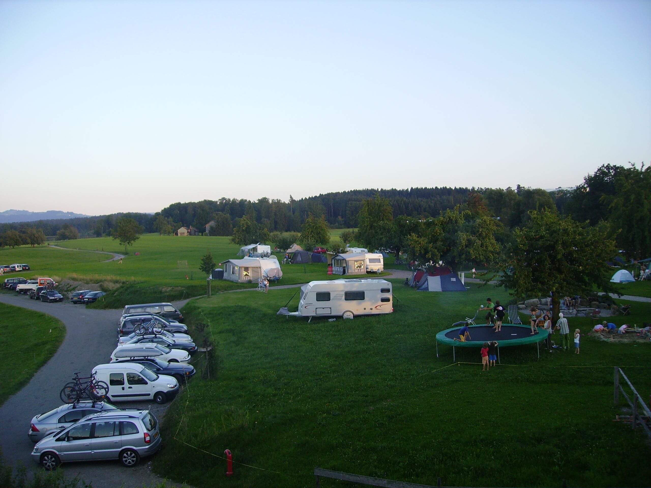 Standplatz Wohnwagen klein