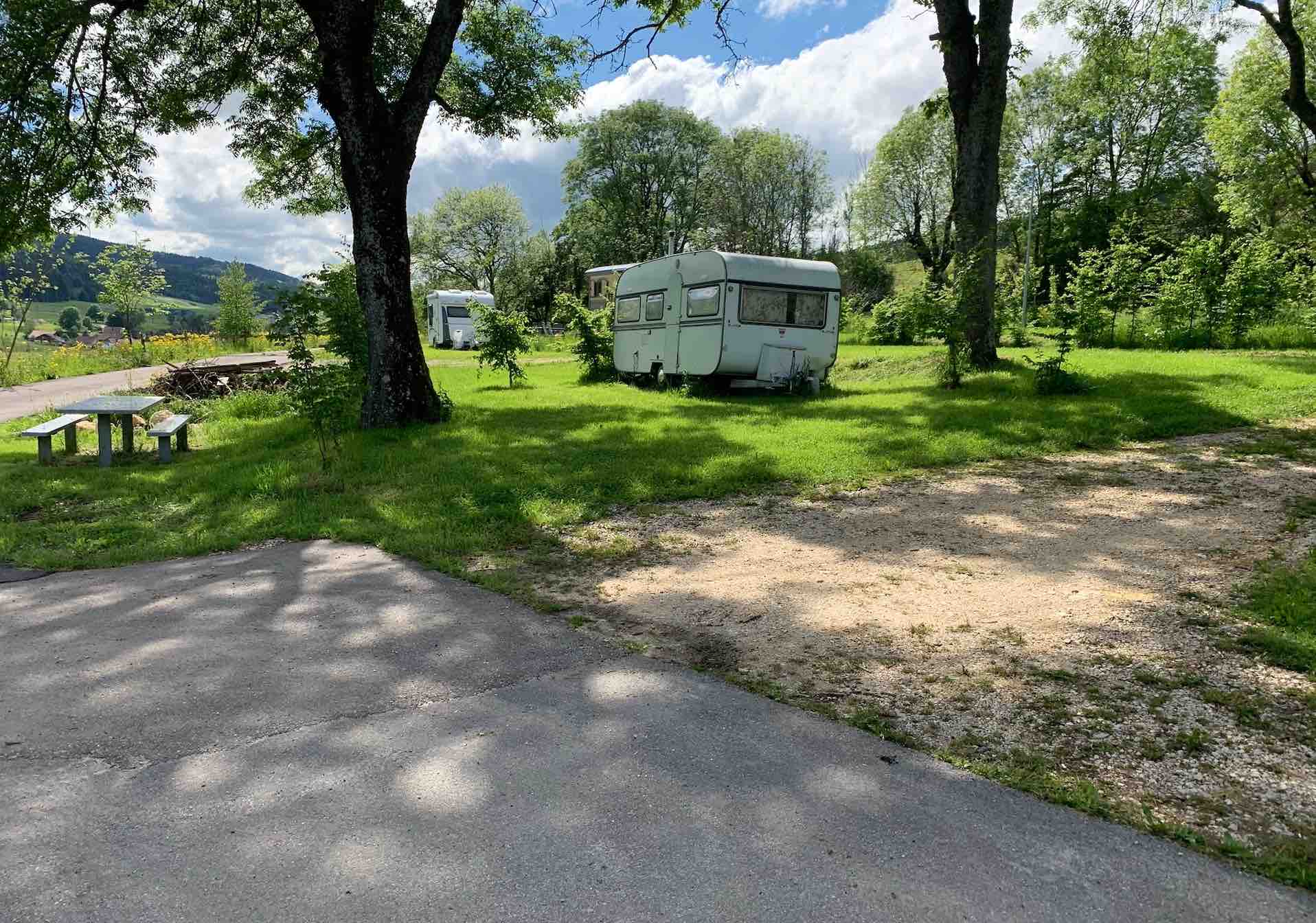 Standplatz Wohnwagen