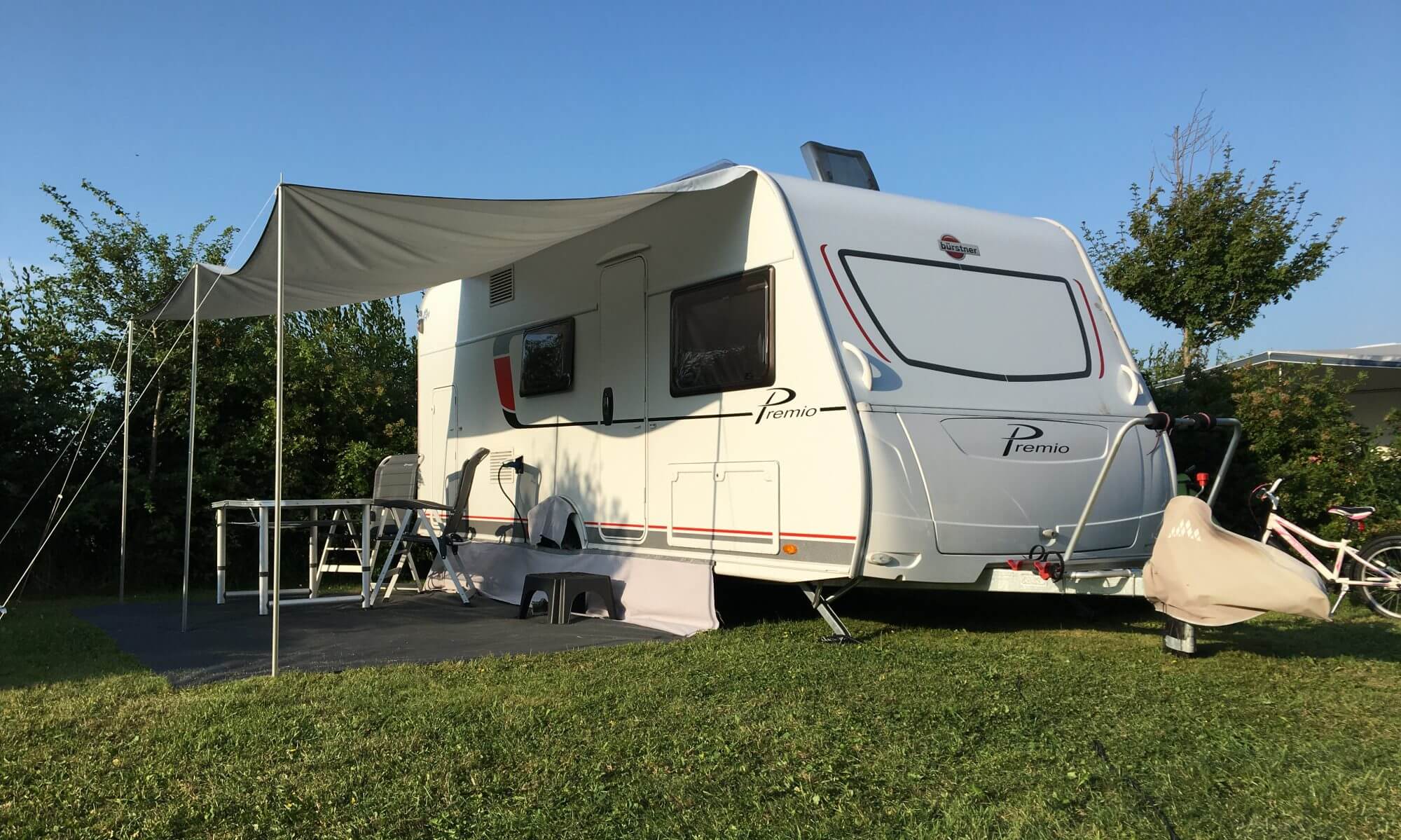 Standplatz Caravan und Camper
