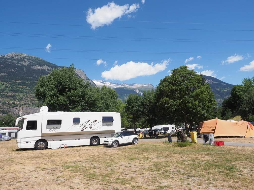 Standplatz Wohnmobil mittel