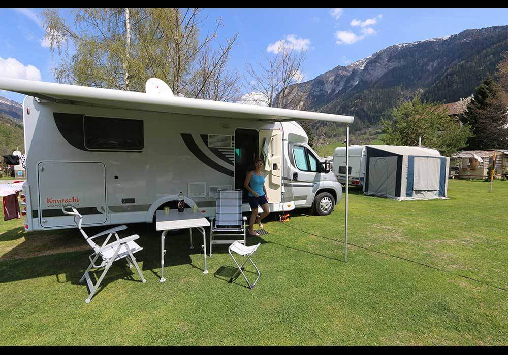 Standplatz Wohnmobil gross