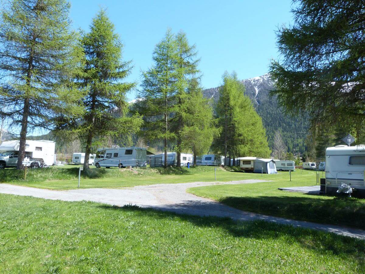 Standplatz Wohnmobil gross