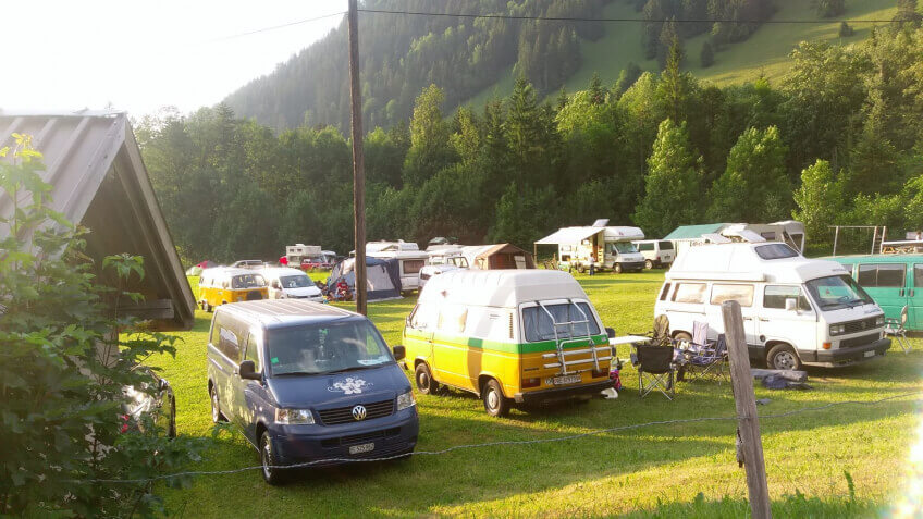 Standplatz Campingbus