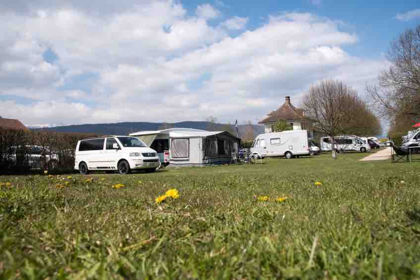 Standplatz Komfort im Garten