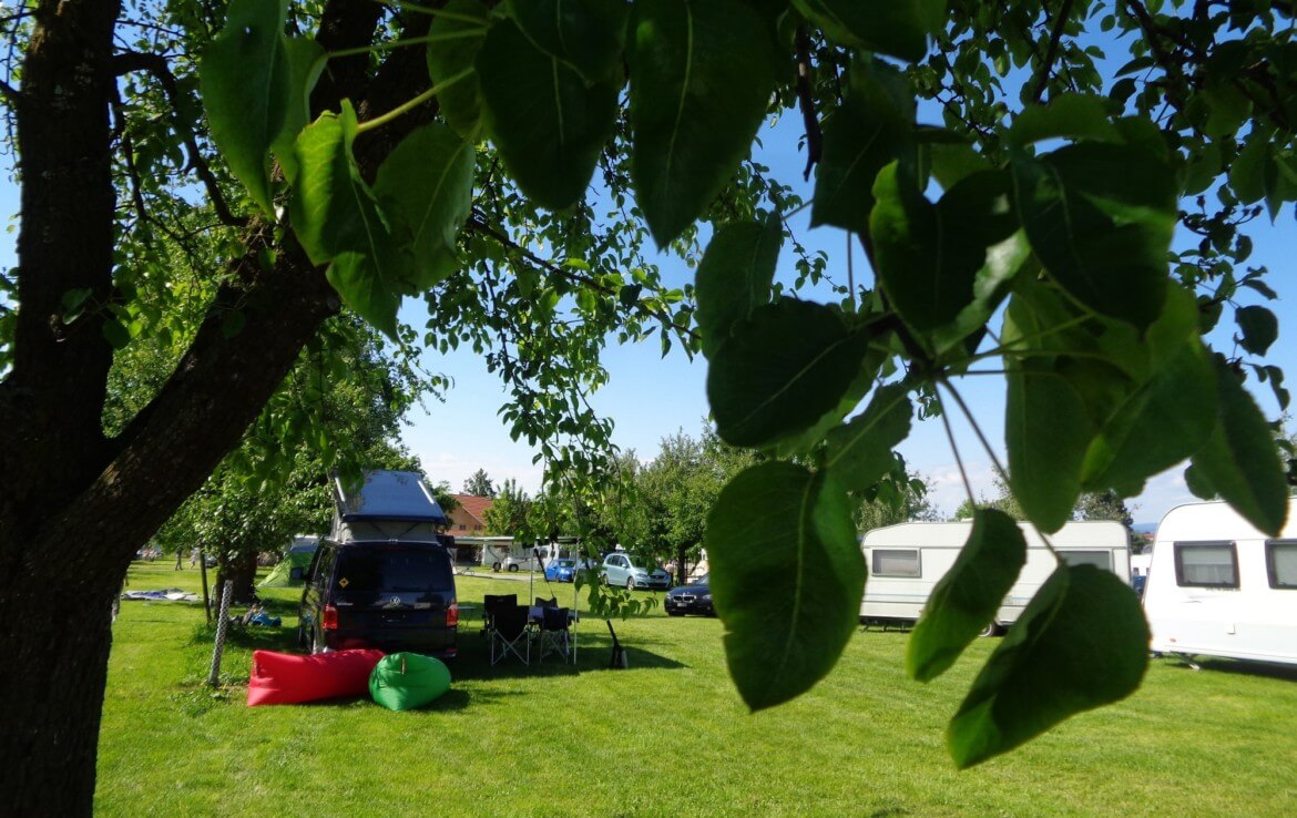 Standplatz Wohnmobil mittel